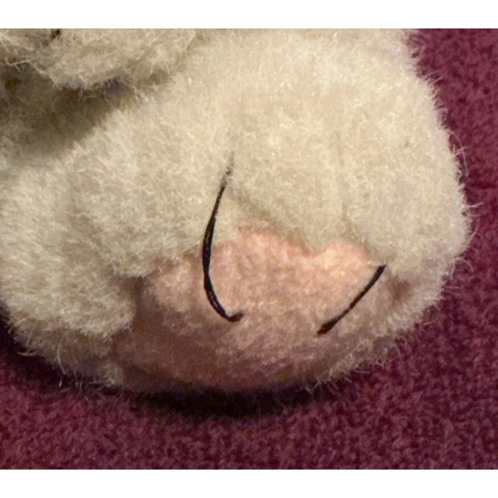 Vintage‎ 1994 Applause Baby Lop Earned Rabbit #53585, Gray And Black, 7.5